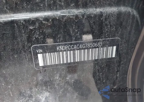 2016 Kia Sportage Ex/Sx from USA, damaged, VIN KNDPCCAC4G7850683